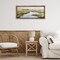 Stupell Industries Grassy Rural Marshlands Framed Floater Canvas Wall Art Design by Nina Blue